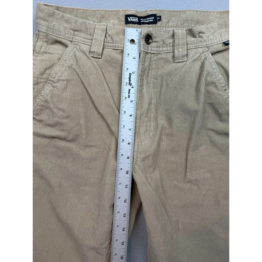 Vans Drill Chore Carpenter Pants Mens 30x30 Relaxed Cotton Skater Corduroy